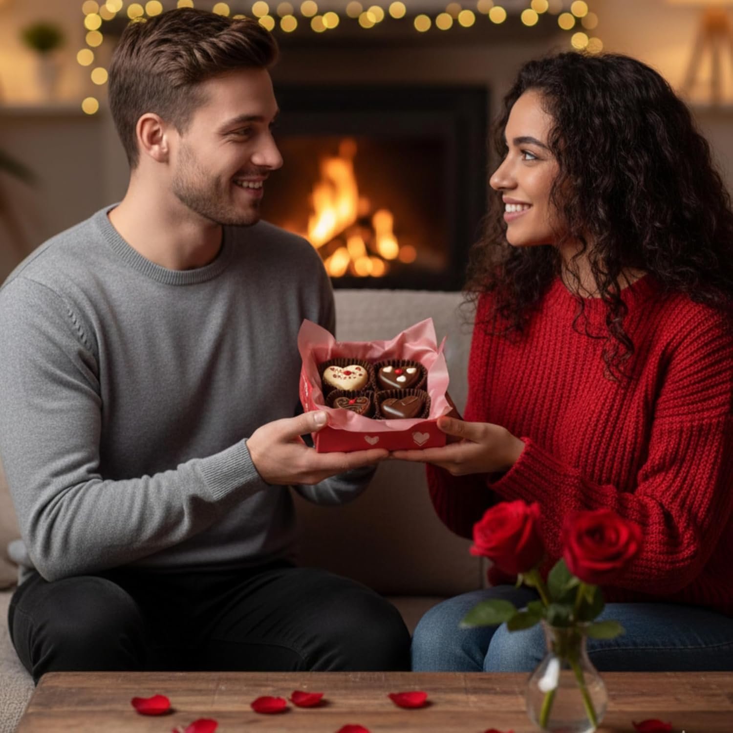 Heart Shaped Cake Pans for Baking, Large 2 Inches Heart Molds, 10 Cavities Suitable for Ice Cube Mold, Chocolate Mold, Valentines Silicone Molds (2, Pink) - Image 2