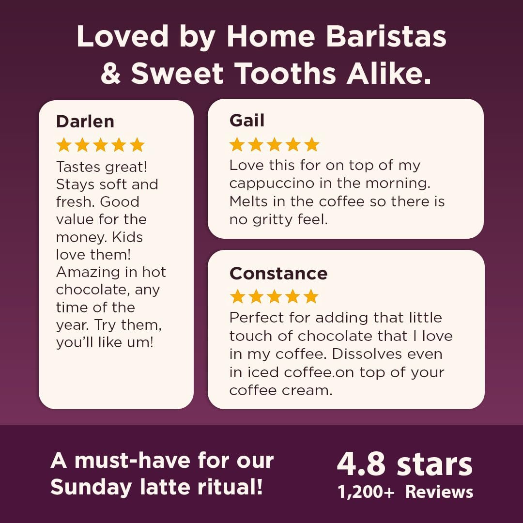 Upouria Mini Marshmallow Beverage and Dessert Topper, Rich Flavor Enhancer for Coffee, Hot Chocolate, Ice Cream, 2.5oz - Image 6