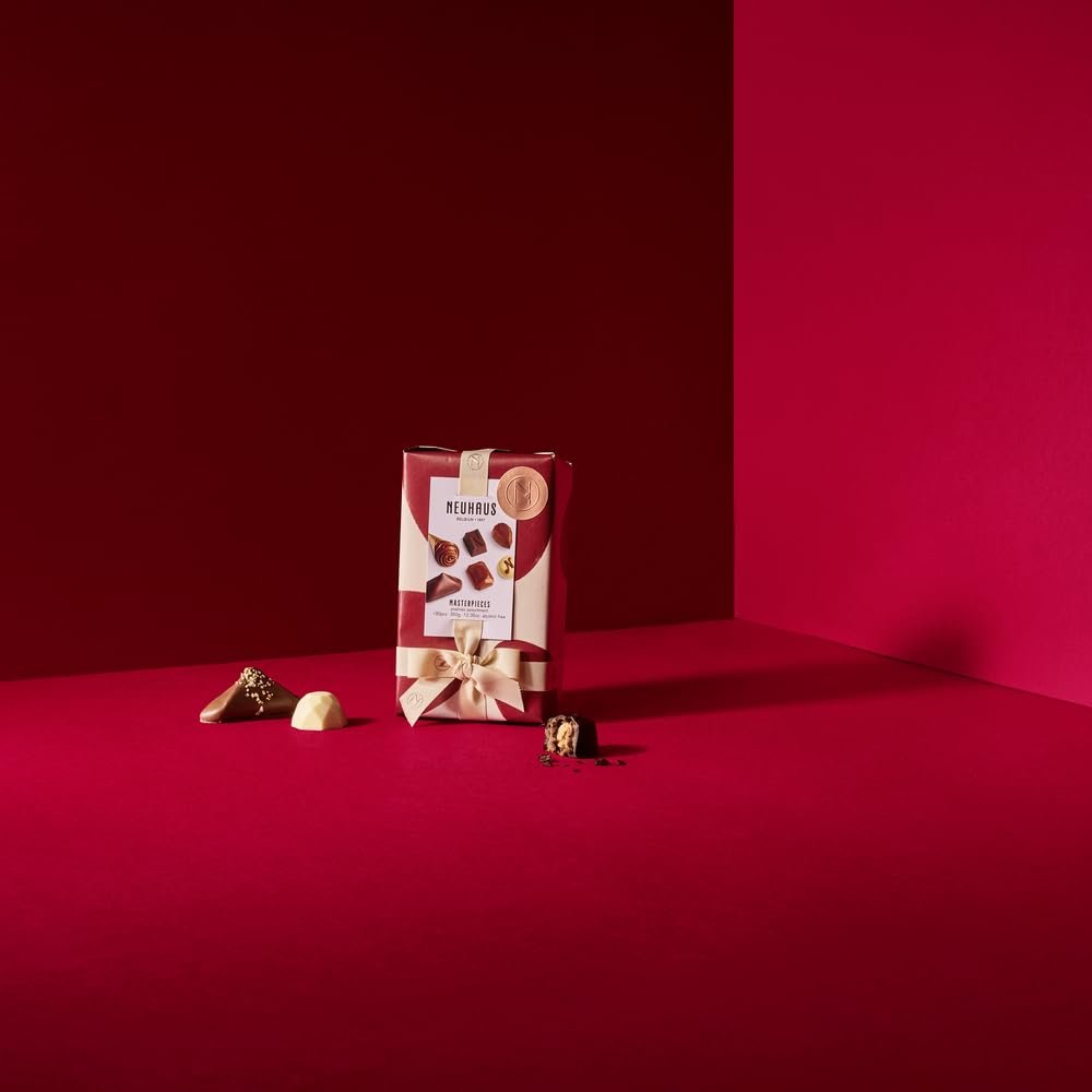 Neuhaus Belgian Chocolate Gift Box, 1/2 lb Ballotin – 18 Assorted Milk, Dark & White Chocolate Pralines – Romantic Gourmet Gift - Image 3