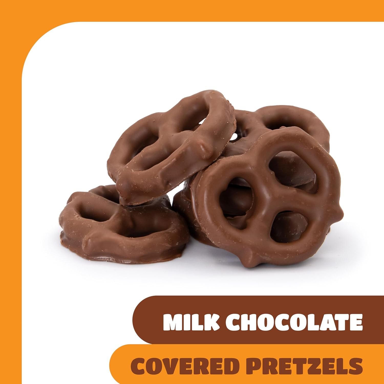 Milk Chocolate Pretzels - 5 Pound Bulk Pack - Chocolate-Covered Pretzels for Office Bowls, Snacking, and Gifting - Sweet & Salty Snack - Crunchy Holiday Treat - Image 3