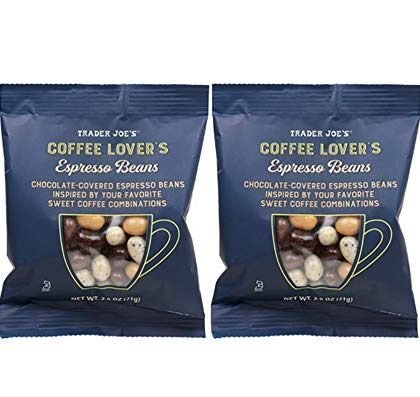 Trader Joe's Coffee Lover's Chocolate-Covered Assorted Espresso Beans: 2 Pack (5 oz)