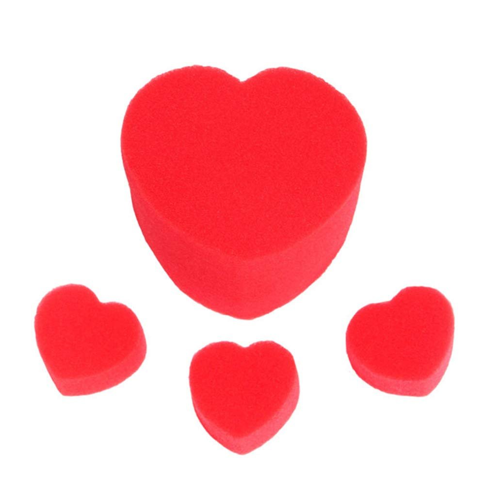 10Pcs Soft Red Sponge Heart Magic Red Heart for Valentine Day Wedding Supplies - Image 9