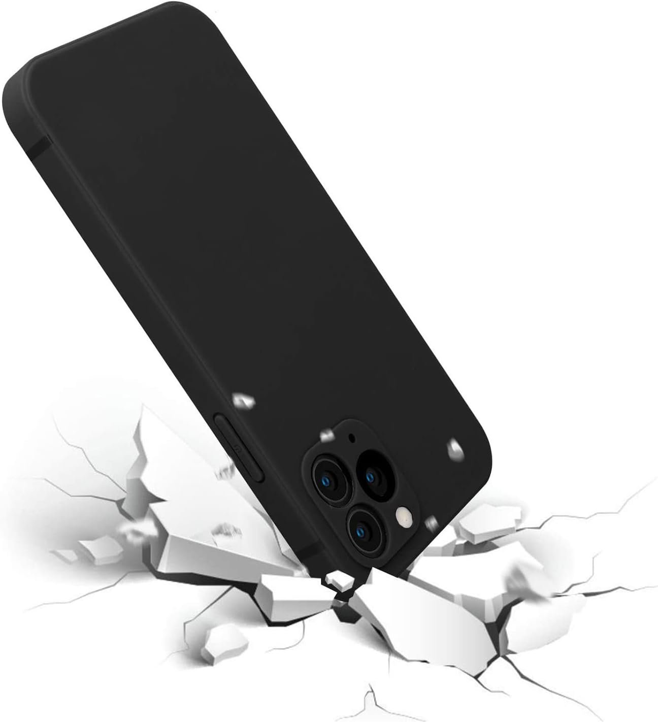 Custom Pictures Phone Case for iPhone 17/16/15/14/13/12/11 Pro Max Mini, Personalized Phone Cases, Customized Photo Black Liquid Silicone Soft Gel Rubber Cover for Birthday Friends Family - Image 5