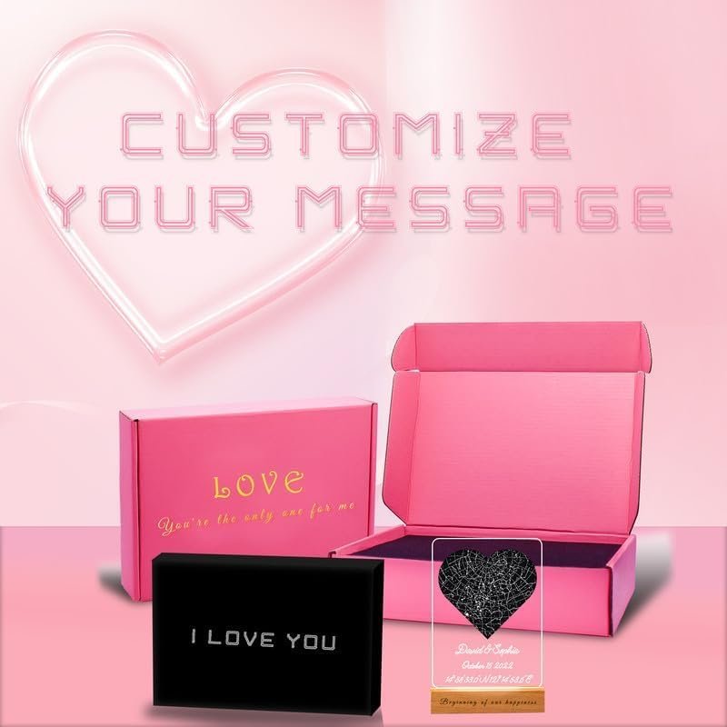 Custom Star Map Plaque, Personalized Star Constellation Chart Night Light, first date map, Our First Date plaque, Birthday Gift, where we met map (5 Size: 6"-16") - Image 6