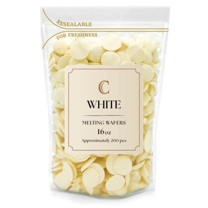 Merckens Chocolate Melting Wafers Bulk Bag Perfect For Dipping, Deserts, Baking And More (1 Pound, White)