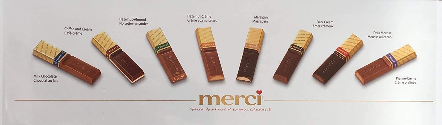 Merci Finest Assortment of European Chocolates. 675grams / 23.8 ounce Value pack. 54 pieces of individually wrapped Fine European Chocolates. - Image 3
