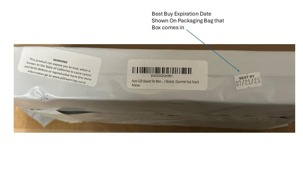 Gift Baskets for Men – Gourmet Nuts Gift Basket, Birthday Gift for Dad, Husband & Adults, Roasted Snack Box Variety, Unique Gifts for Men - Image 9