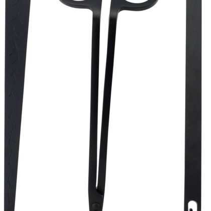 3 in 1 Candle Accessory Set with Candle Wick Trimmer & Wick Dipper & Candle Snuffer Extinguisher, Wick Cutter & Wick Scissor Candle Gift Set for Candle Lovers(Black)