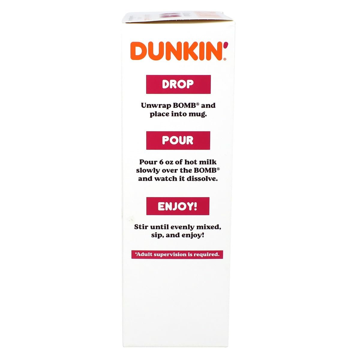 Dunkin' Hot Chocolate BOMB Gift Set, 3 Flavors: Original, Mint, Dunkaccino, 3.7 oz, Cocoa Stocking Stuffer - Image 8