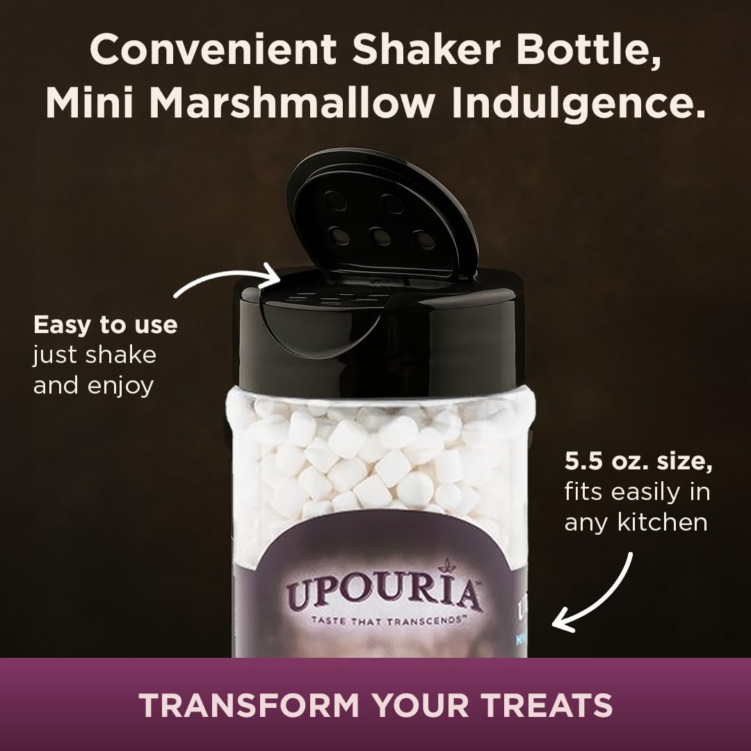 Upouria Mini Marshmallow Beverage and Dessert Topper, Rich Flavor Enhancer for Coffee, Hot Chocolate, Ice Cream, 2.5oz - Image 4