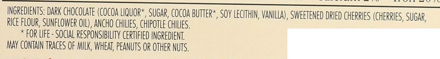 Chocolove Dark Chilies & Cherry Bar 3.2 Oz - Image 3