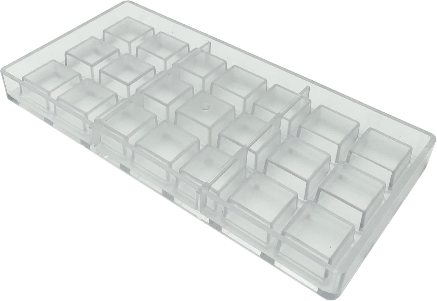 Square Chocolate Making Mould Polycarbonate Chocolate DIY Mold 21 Cavities Candy Ice Cube Molds - Image 4