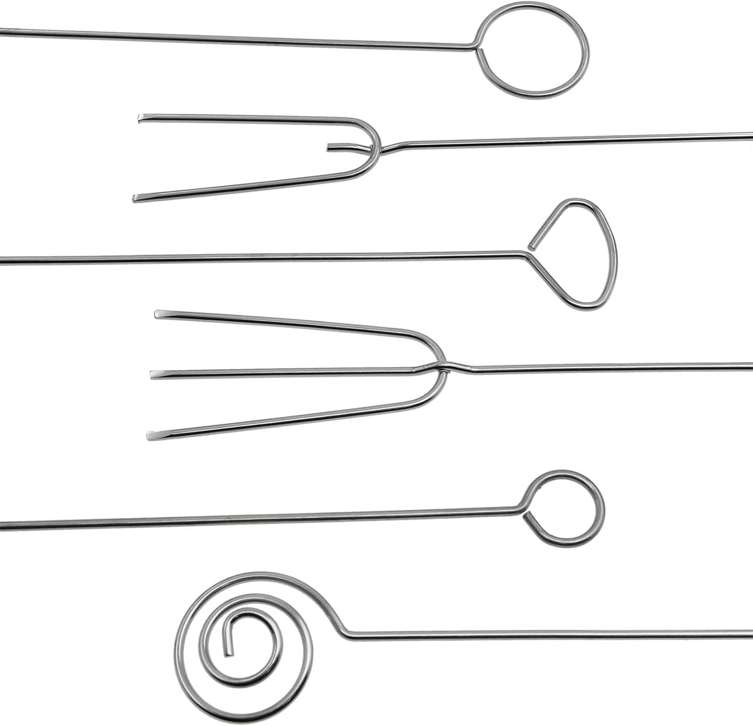 6 PCS Chocolate Dipping Tool Stainless Steel Candy Dipping Tool Chocolate Dipping Fork Spoon Set for Handmade Chocolate Pralines Truffles - Image 4