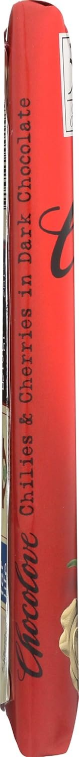 Chocolove Dark Chilies & Cherry Bar 3.2 Oz - Image 5