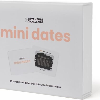 Mini Dates – Date Night Ideas for Busy Couples | 30 Meaningful Dates Under 30min | The Original Scratch-Off Date Night Game | Couples Gift | Valentines Day Gifts for Him & Her