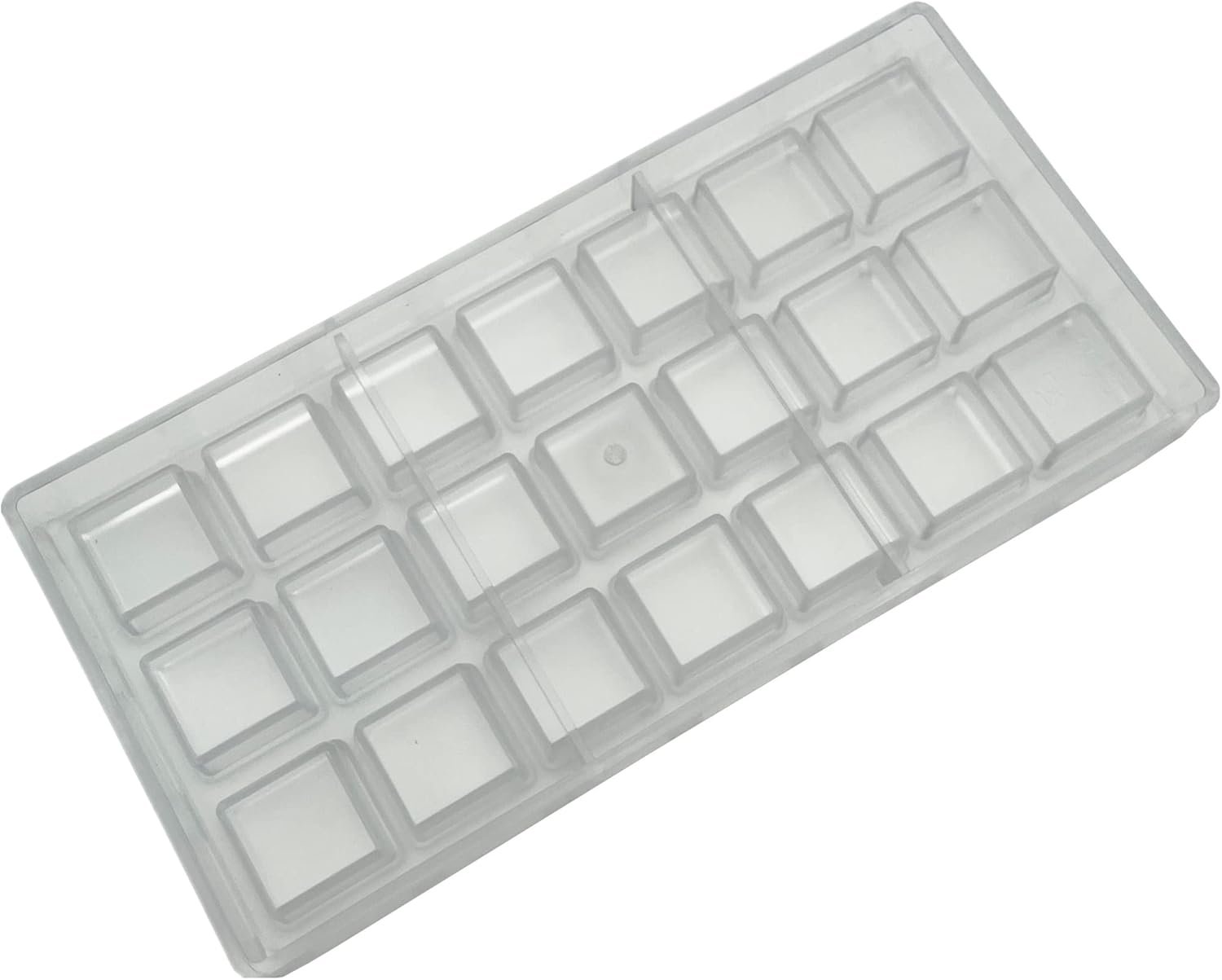 Square Chocolate Making Mould Polycarbonate Chocolate DIY Mold 21 Cavities Candy Ice Cube Molds - Image 3