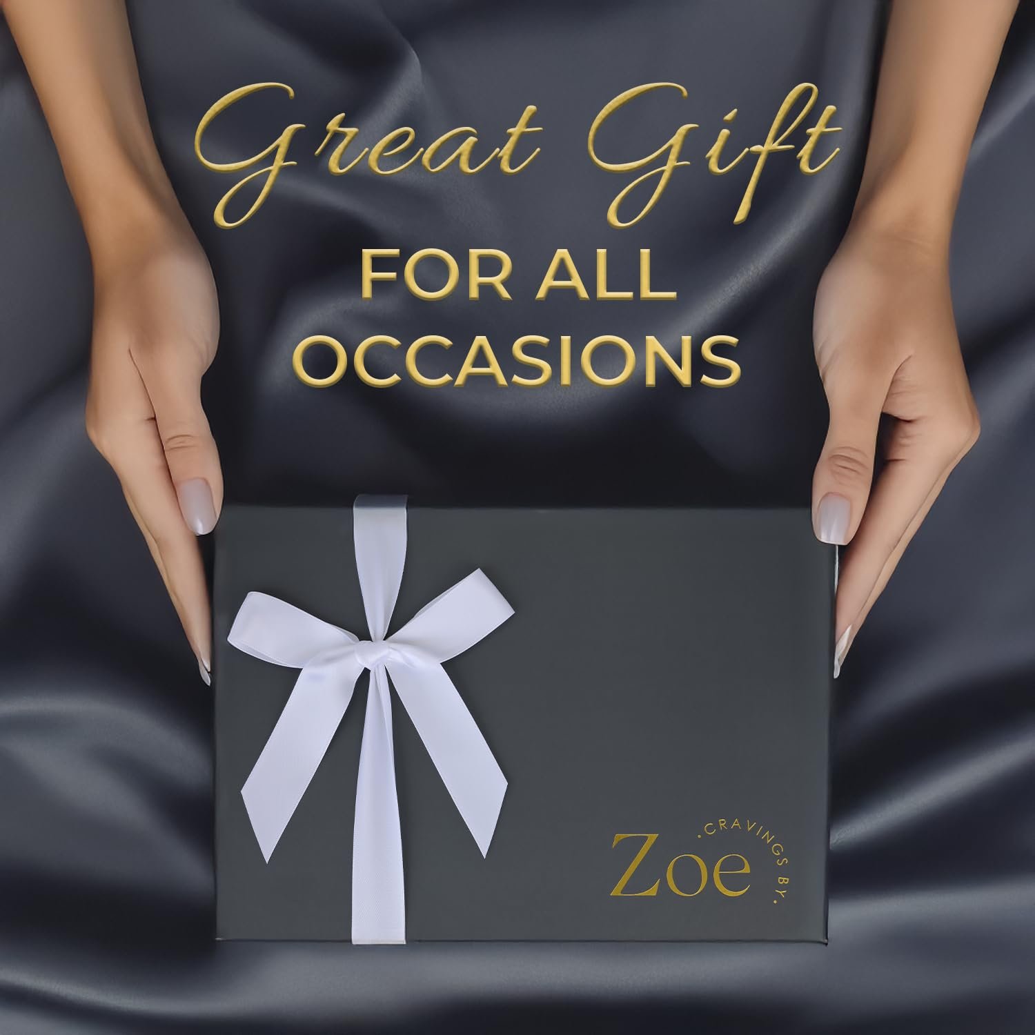 CRAVINGS BY ZOE Birthday Chocolate Covered Cookies Gift Basket | 6 Count | Kosher Milk & Dark Belgian Chocolate Gourmet Food Gift Box | Thank You, Candy Gifting Men Women Him Her Mom - Image 9