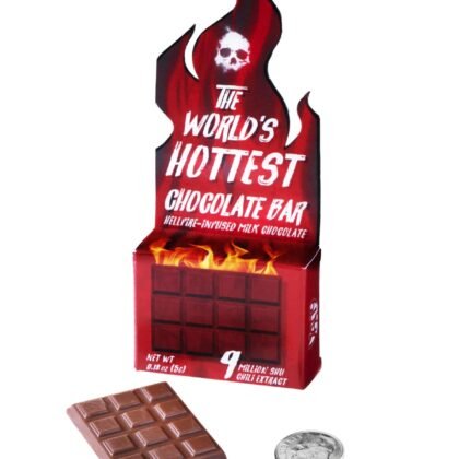 World's Hottest Chocolate Bar: Super spicy chocolate made with 9 million SHU. From Vat19.