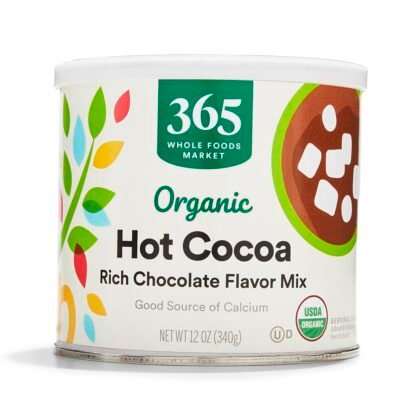 365 by Whole Foods Market, Organic Hot Cocoa, Rich Chocolate Flavor Mix, 12 Ounce