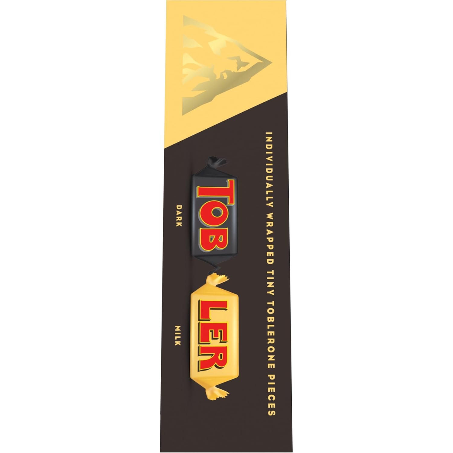 TOBLERONE Tiny Assorted Chocolate Bars Variety Pack (Milk & Dark), 1 Gift Box (25 Pieces) - Image 15