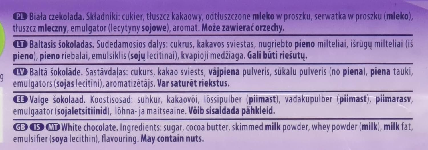 Milka (Germany) Weisse Schokolade (White Chocolate) 3-Pack - Image 5