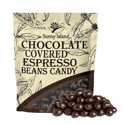 Dark Chocolate Covered Espresso Beans 2-Pound Bag | Chocolate Covered Coffee Beans | Coffee Candy for Office Bowls, Party Favors and Dessert Decorating