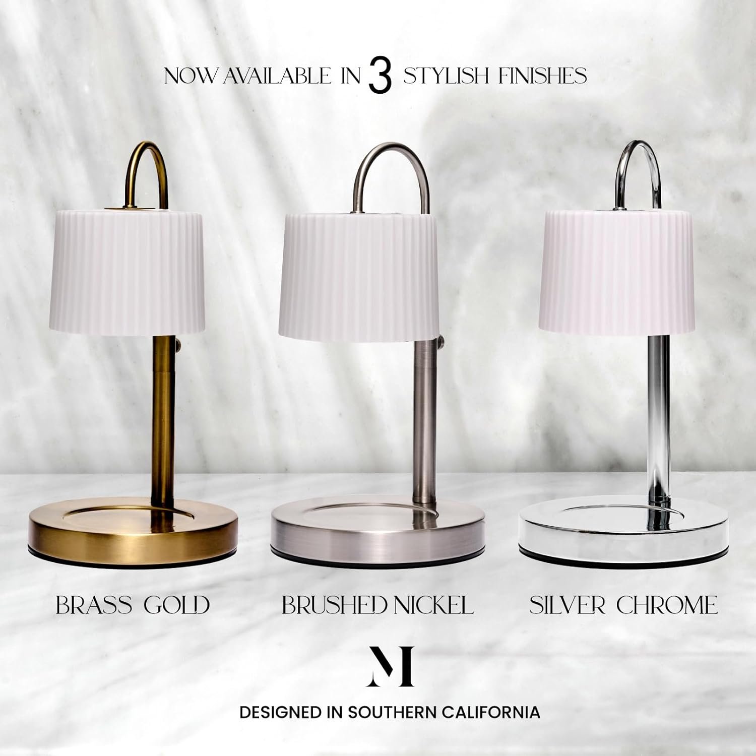 Dimmable Glass Candle Warmer Lamp with Timer - Adjustable Height Candle Lamp Warmer with Timer (8H/4H/2H) - Wax Melter - Ideal Gift, fits Various Size Scented Candles - 02 Bulb - (Gold Metal) - Image 6