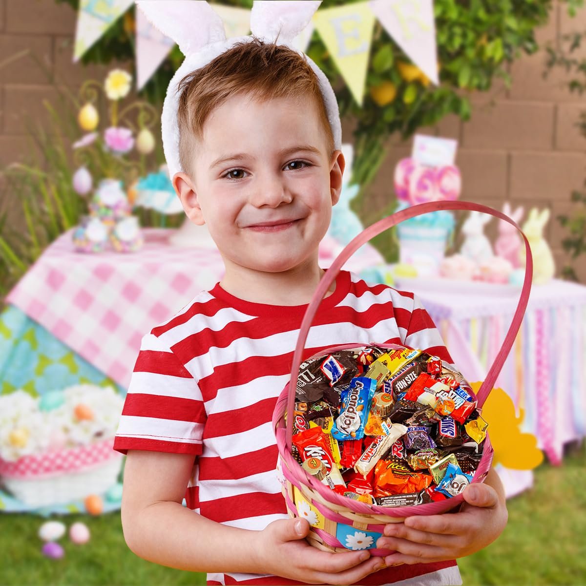 Easter Assorted Chocolate Candy Variety Pack 2 lb – Bulk Individually Wrapped Chocolates for Easter Baskets, Easter Egg Fillers, Parties & Gifting – Premium Mix for All Occasions - Image 2