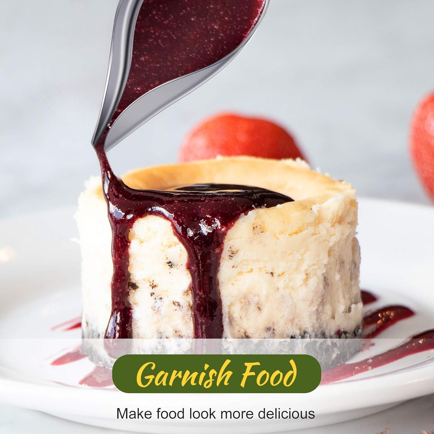 Patelai 12 Pcs Candy Dipping Tools Set Included 10 Chocolate Dipping Fork Spoons and 2 Stainless Steel Culinary Decorating Spoons Chef Art Pencil for Decorative Plates - Image 7