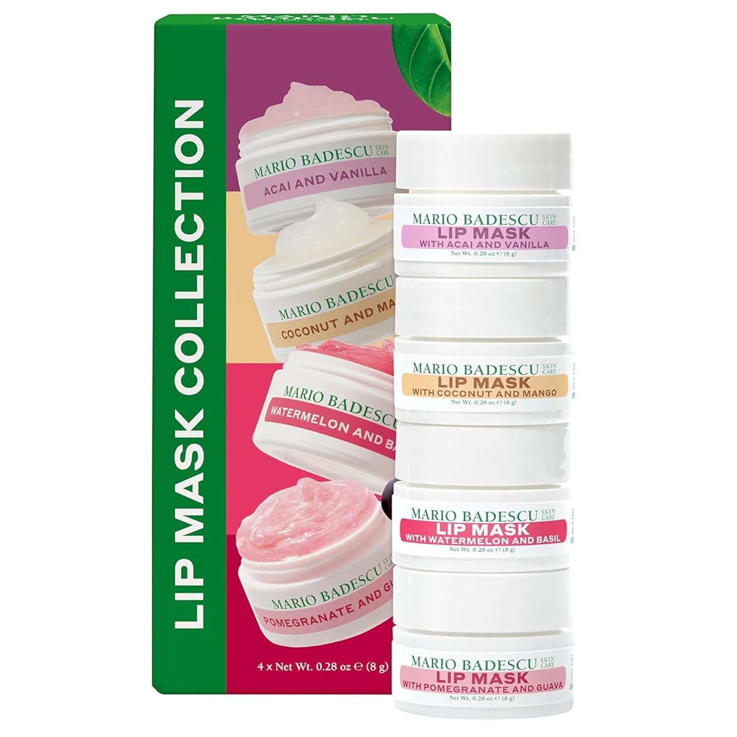 Mario Badescu Lip Mask, Overnight Lip Treatment Enriched With Skin Softening Coconut Oil and Hydrating Shea Butter