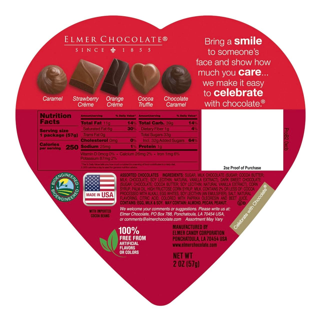 Elmers Chocolates Rose Heart Box 2 Pck | Valentines Day Chocolates Gifts For Her | GT GIFT TROVE ALWAYS GLAMOROUS TAG - Image 5