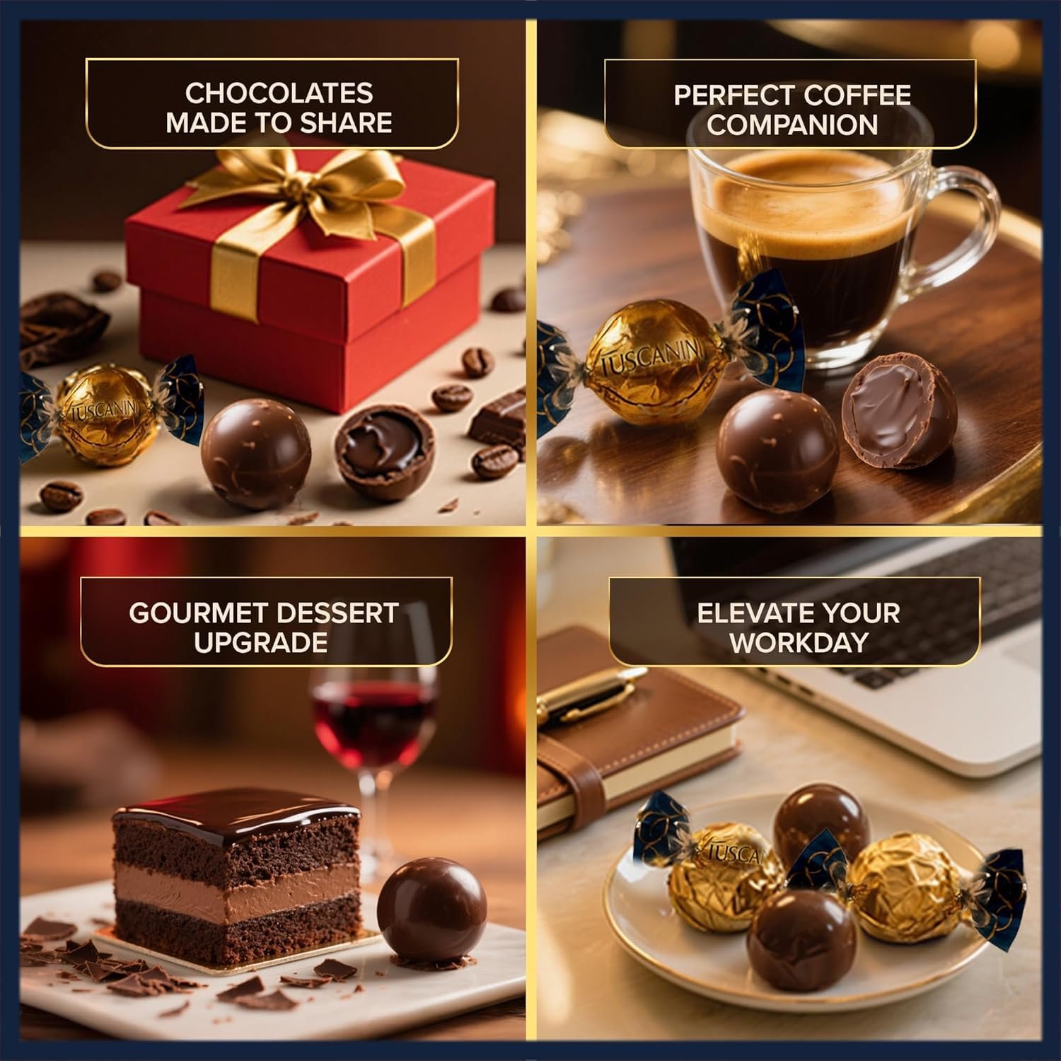 Tuscanini Fine Italian Milk Chocolate Truffles, Milano, 5.4oz (2 Pack) | Gourmet Italian | Premium Gift | Perfect for Holidays & Celebrations - Image 5