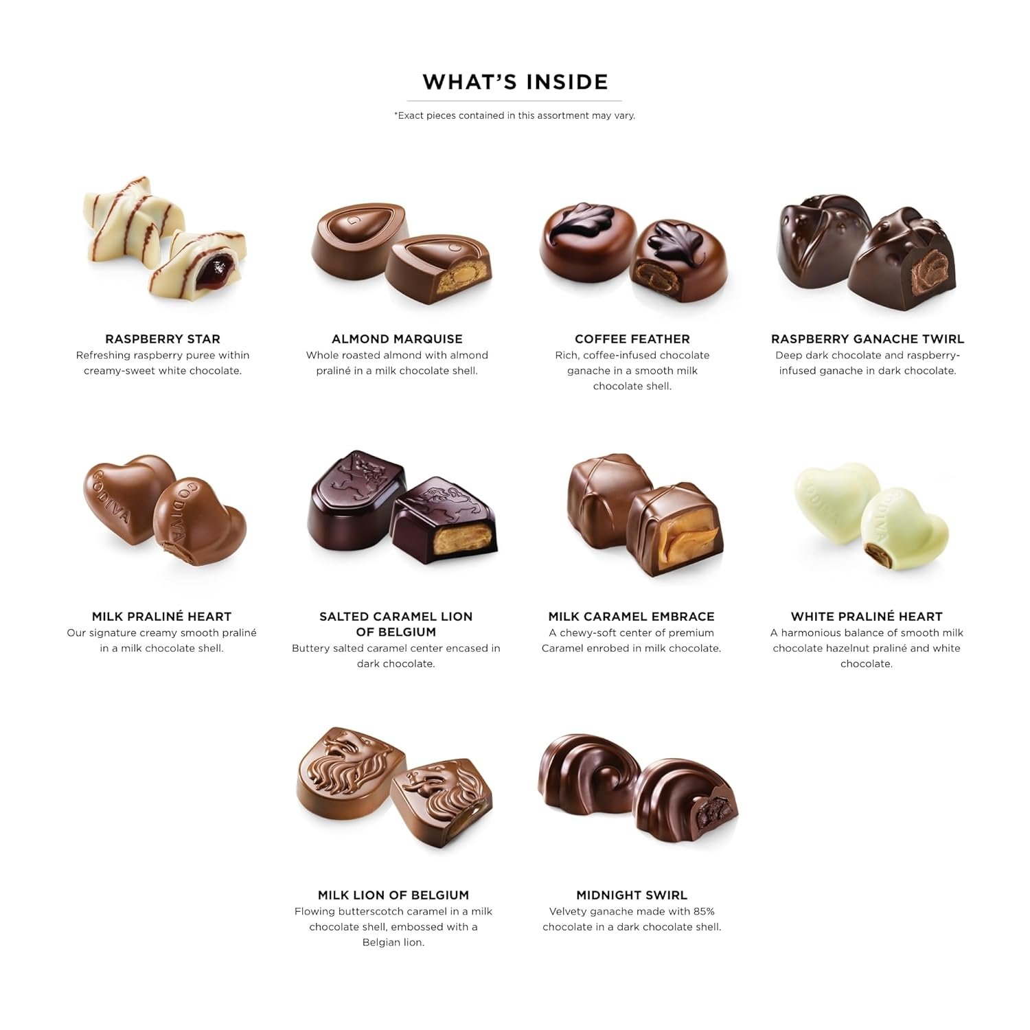 Godiva Assorted Chocolate Gift Box- Milk, White and Dark Chocolate with Caramel and Nuts, Gourmet Chocolate Candy Gift Basket for Congratulations, Birthday and Anniversary, Aqua Ribbon, 18-Piece - Image 2