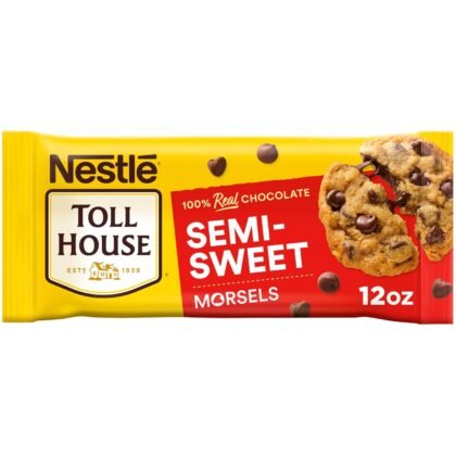 Nestle Toll House Semi-Sweet Chocolate Morsels, Chocolate Chips, Gluten Free 12 oz