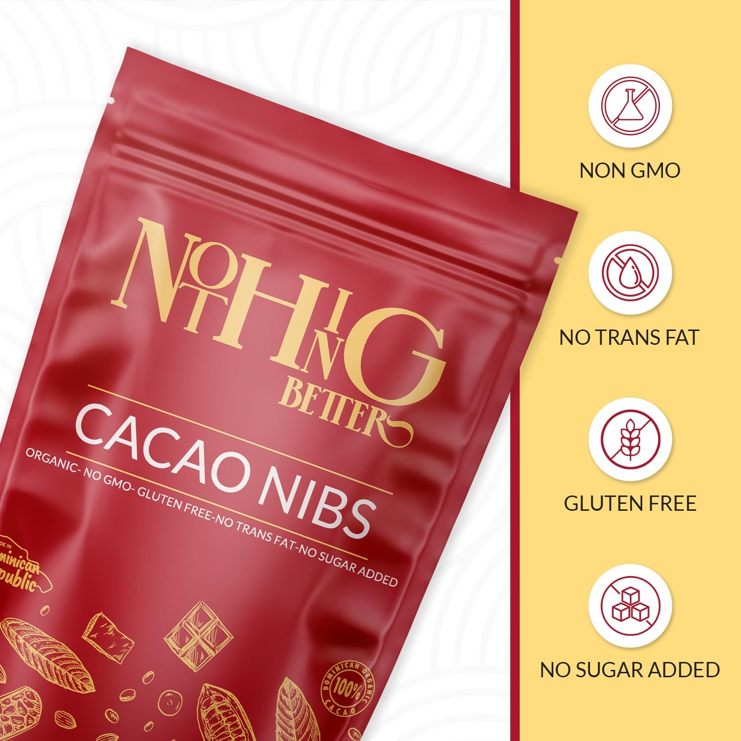 Premium Cacao Nibs sourced from the Dominican Republic (8 oz / 0.5 lb) - Image 4