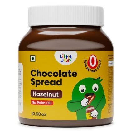 Little Joys Hazelnut Chocolate Spread | No Refined Sugar, Naturally Sweetened with Jaggery | No Palm Oil, Gluten Free | 10.58 Oz