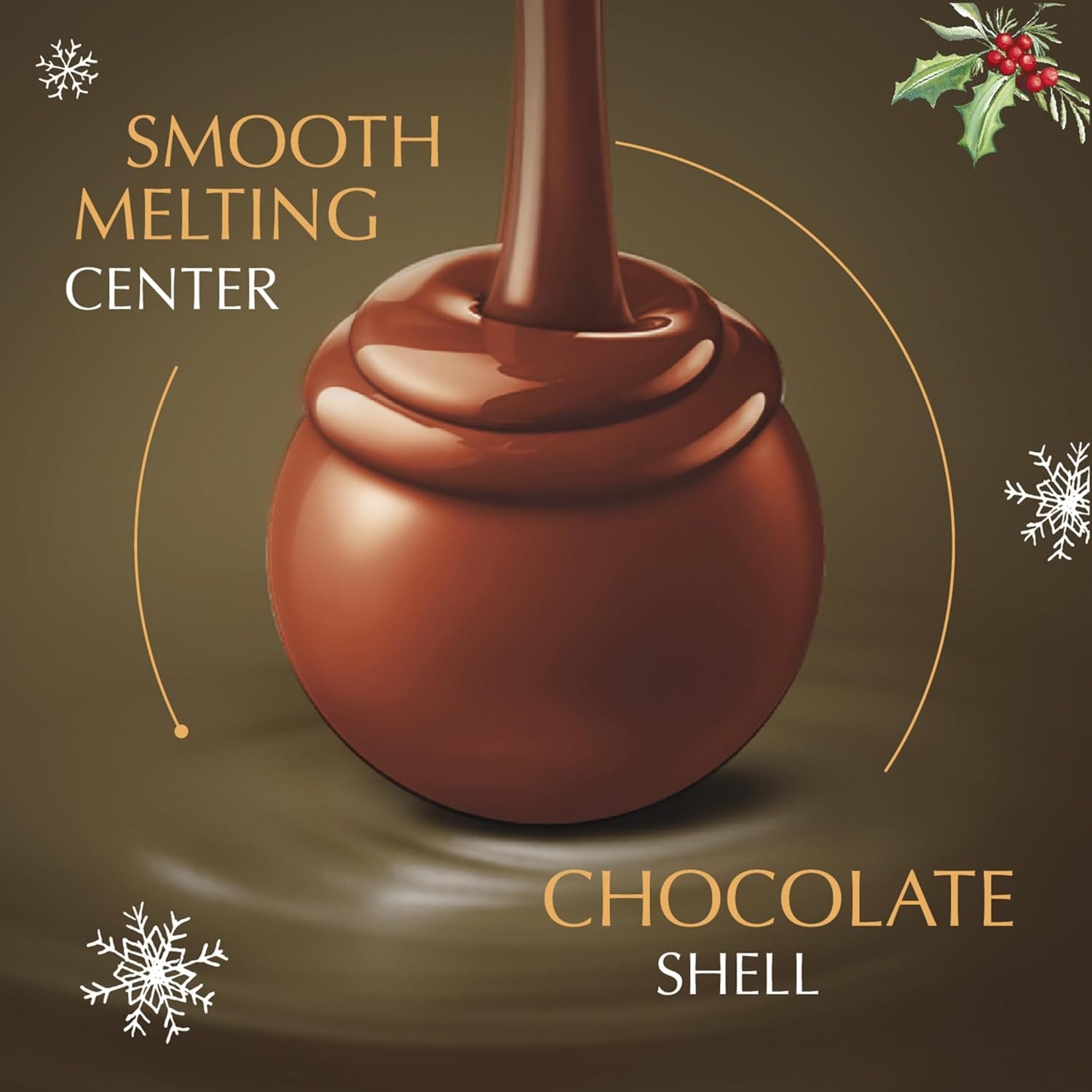 Lindt LINDOR Assorted Chocolate Candy Truffles Modern Gift Box, Assorted Chocolate Candy with Smooth, Melting Truffle Center, 7.6 oz. - Image 6