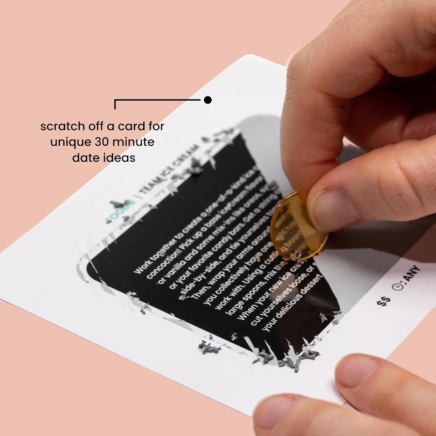 Mini Dates – Date Night Ideas for Busy Couples | 30 Meaningful Dates Under 30min | The Original Scratch-Off Date Night Game | Couples Gift | Valentines Day Gifts for Him & Her - Image 5