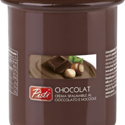 Pisti Chocolate and Hazelnut Spread – Premium Italian Chocolate Cream, Gluten-Free, No Palm Oil, 200g (7.05 oz)