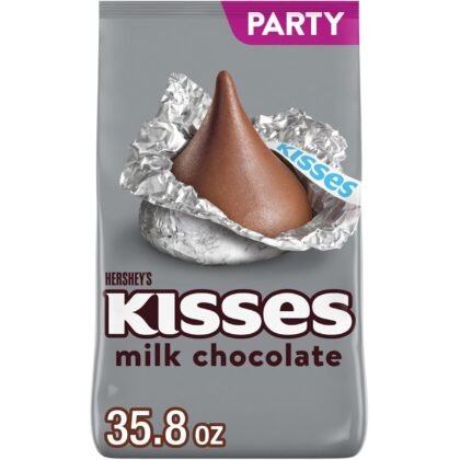 HERSHEY'S KISSES Milk Chocolate Candy Party Pack, 35.8 oz
