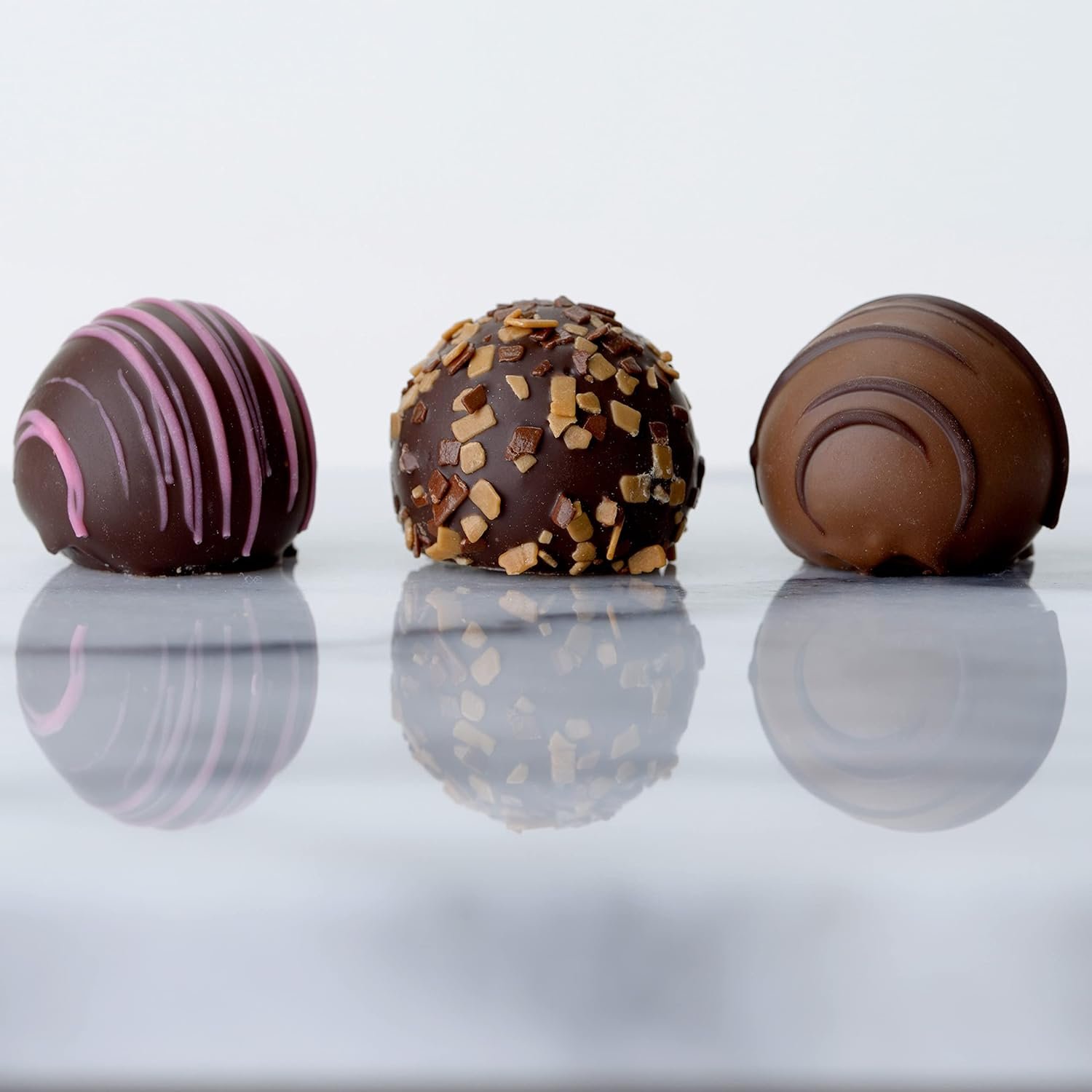 CRAVINGS BY ZOE Happy Birthday Chocolate Truffles Gift Box | 16 Count | Assorted Gourmet Milk & Dark Chocolate Candy Food Gift Basket | Birthday Gifts for Women & Men Mom Dad Kid Him Her Adult Family - Image 7