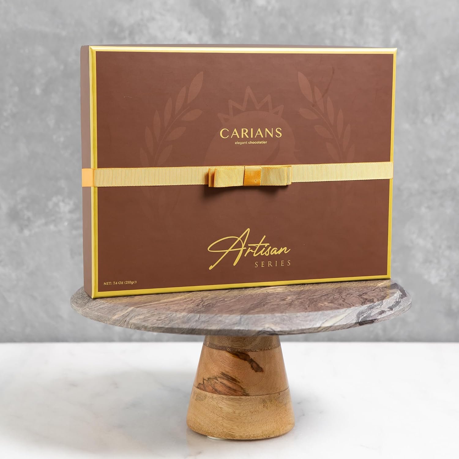 CARIANS Valentine’s Day Chocolate Gift Box, Assorted Luxury Premium Pralines Gourmet Chocolate Basket, Dark, Milk & Truffles, Box of Candy, Elegant Valentine’s Day Gift for Her, 21 pc. - Image 7