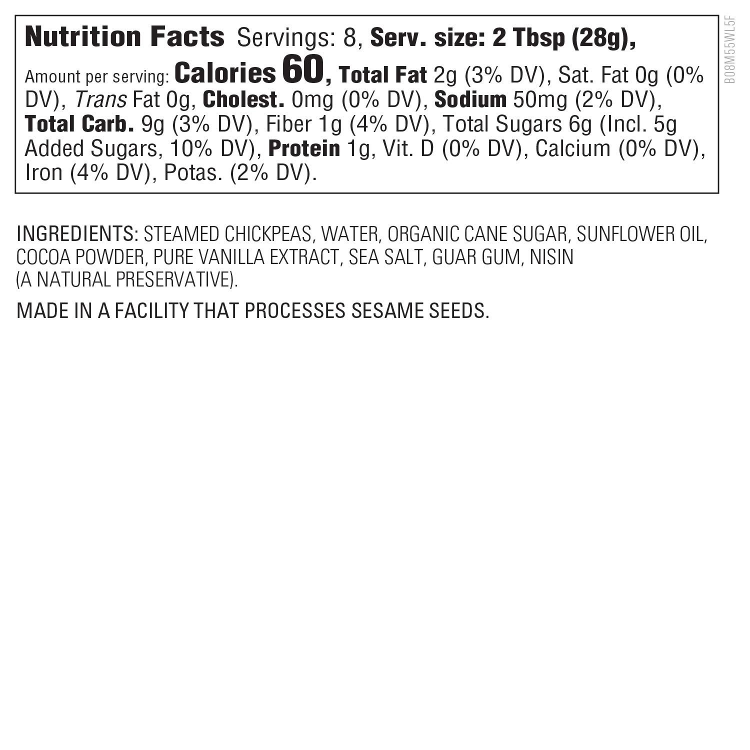 Amazon Kitchen, Chocolate Hummus, 8 Oz - Image 4