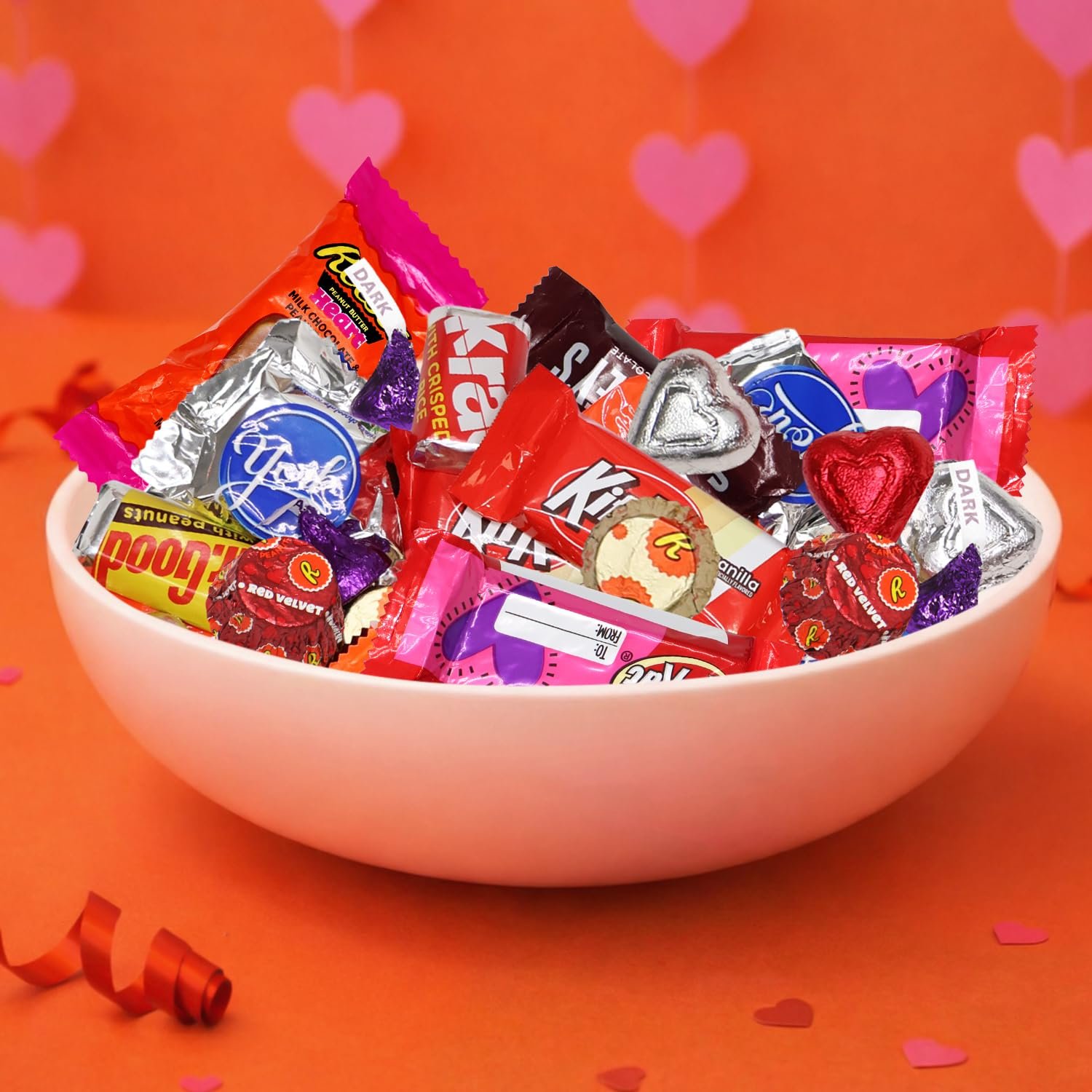Bulk Valentine’s Day Chocolate Candy Individually Wrapped - 1.5 Pound Assorted Chocolate Candy Variety Pack for Classroom Parties, Gift Bags, Candy Exchanges & Treats - Image 4