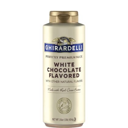 Ghirardelli White Chocolate Flavored Sauce Squeeze Bottle, 16 oz