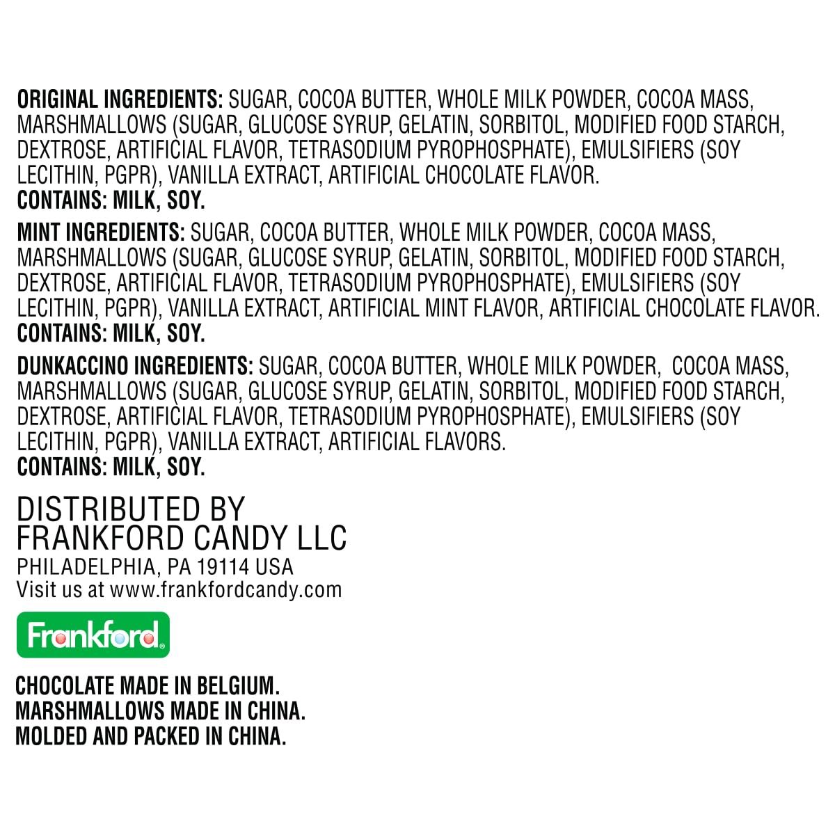 Dunkin' Hot Chocolate BOMB Gift Set, 3 Flavors: Original, Mint, Dunkaccino, 3.7 oz, Cocoa Stocking Stuffer - Image 3