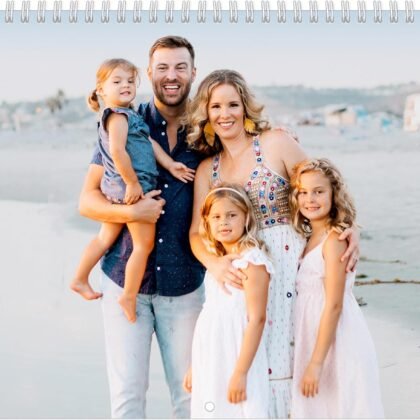 Let's Make Memories Personalized Photo Calendar - Custom 2026 Calendar - 8.5"x11" - Matte Finish - Spiral Bound - Photo Wall Calendar - Upload Your Photos - Full Photo