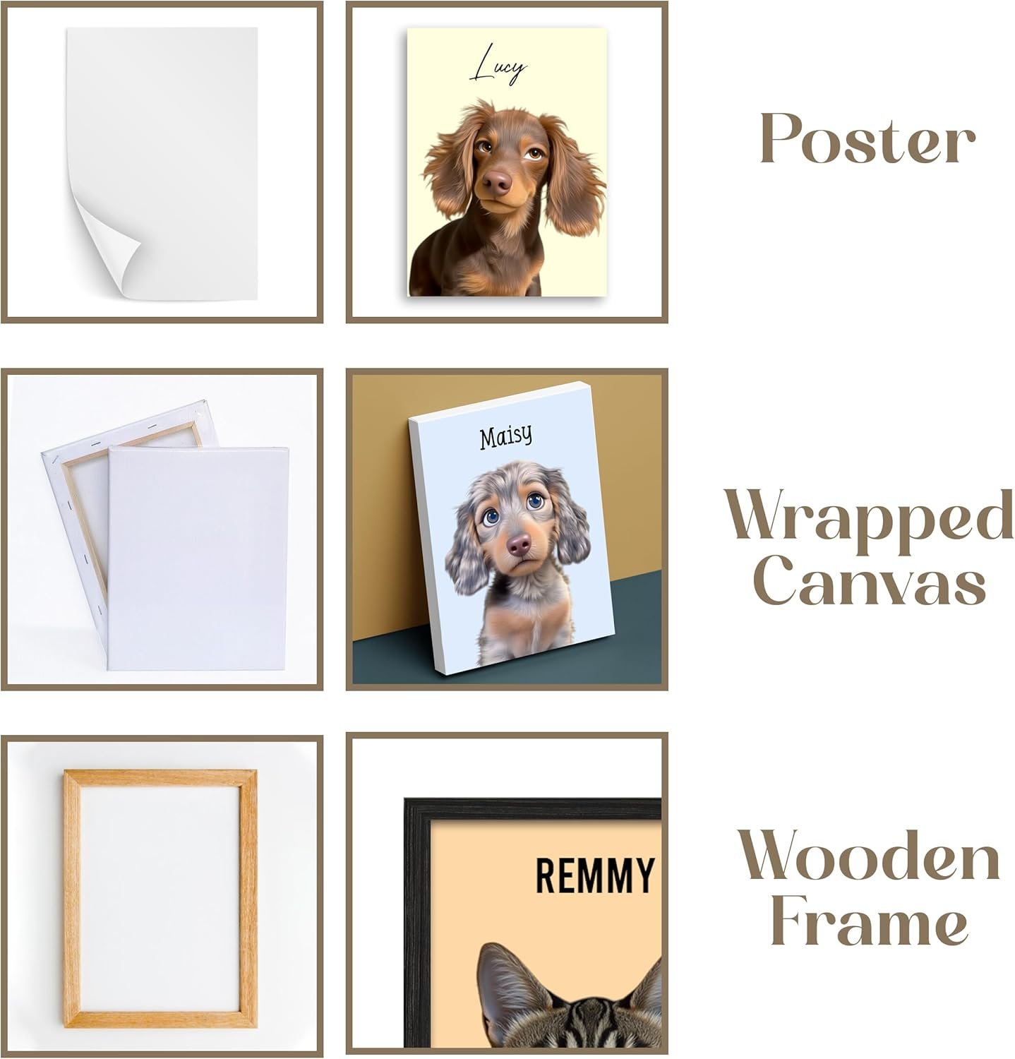 Julyly POD Custom Cartoon Portrait, Custom Couple Portrait Wall Art Print, Portraits from Photo, Personalized Gift for Her, Him, Wife, Husband, Gifts Valentine Birthday Wedding Christmas for Men Women - Image 2