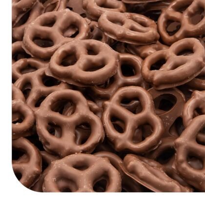 Chocolate Covered Pretzels - 22 Ounce Pack - Milk Chocolate Pretzels for Office Bowls, Snacking, and Gifting - Sweet & Salty Snac - Crunchy Holiday Treat