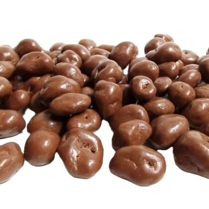 Milk Chocolate Coated Raisins - 1 lb of Fresh Gourmet Sweet Creamy Chewy Covered Dipped Raisins